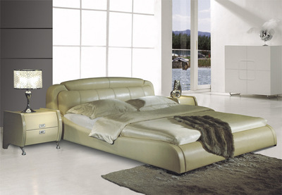 【廠家自產(chǎn)自銷,進(jìn)口頭層黃牛真皮軟體床特價(jià)銷售950元】?jī)r(jià)格,廠家,圖片,床類,佛山市順德區(qū)龍江鎮(zhèn)米艾家具廠-